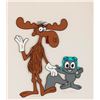 Image 2 : A Jay Ward Signed Rocky and Bullwinkle Scene Cel.