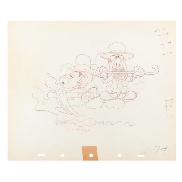 A "Nifty Nineties" Production Drawing.