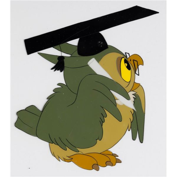 A "So Dear to My Heart" Wise Old Owl Production Cel.