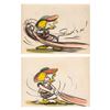 Image 3 : A Set of Donald Duck "Lucky Number" Story Panels.