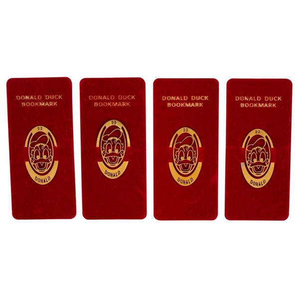 A Set of Donald Duck Metal Bookmarks.