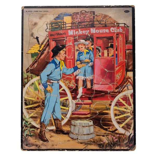 A Mickey Mouse Club Frame Tray Puzzle.