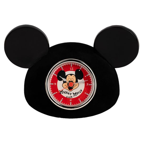 A Mickey Mouse Club Mouse Ears Clock.