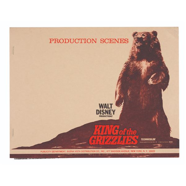 A King of the Grizzlies Production Scenes Booklet.