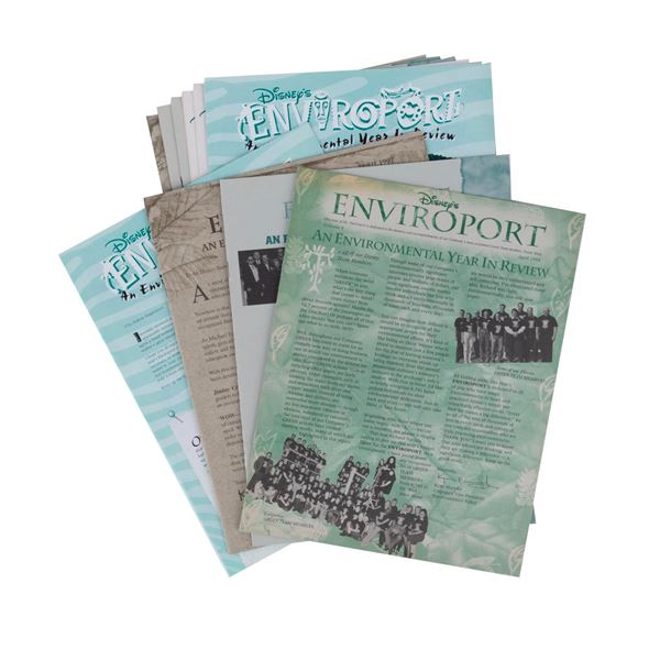 A Collection of 1990s Disney's Enviroport Newsletters.