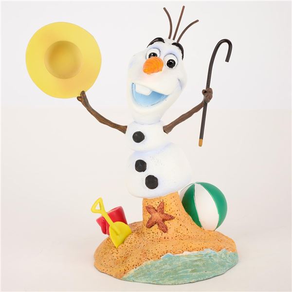 A Grand Jester Studios Olaf Figurine Bust.