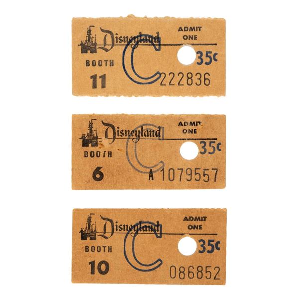A Collection of 1960s Ticket Booth  C  Tickets.