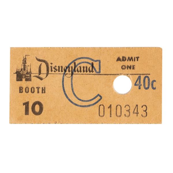 A 1970s "C" Ticket Stub.