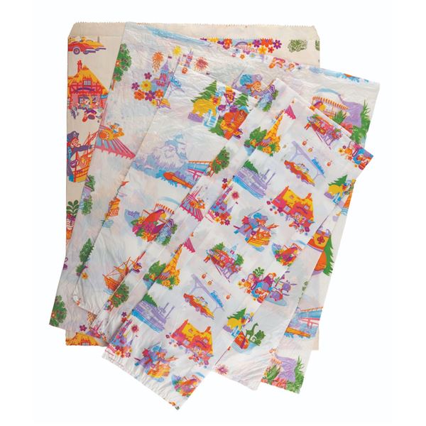 A Collection of Disneyland Attractions Shopping Bags.