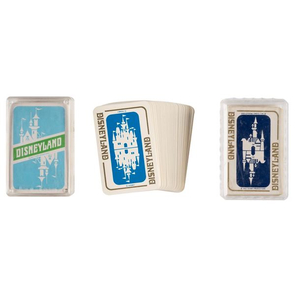 A Collection of Disneyland Mini Card Decks.