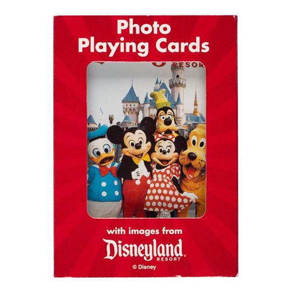 A Disneyland Photo Playing Cards Deck.