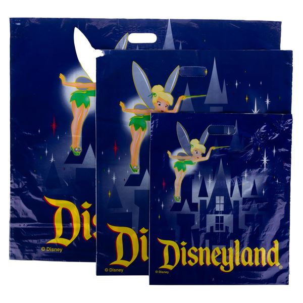 Three Rare Disneyland Shopping Bags.