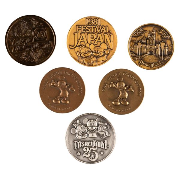 A Collection of Disney Commemorative Medallions