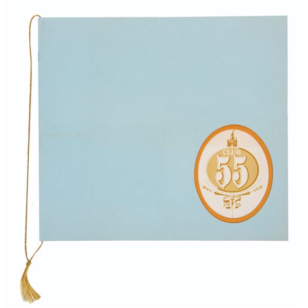 A Club 55 20th Year Celebration Program.