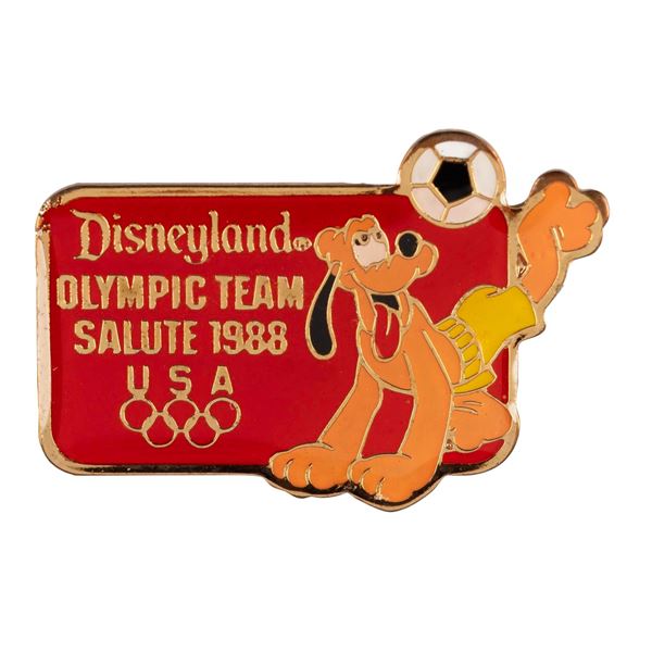 A Pluto 1988 Olympic Soccer Pin.