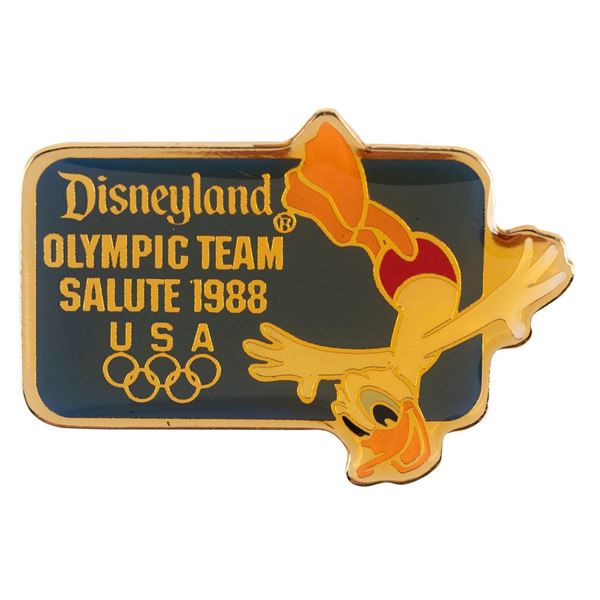 A Donald Duck 1988 Olympic Diving Pin.