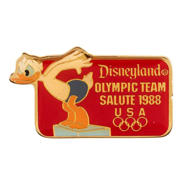 A Donald Duck Olympic Swimming Pin.