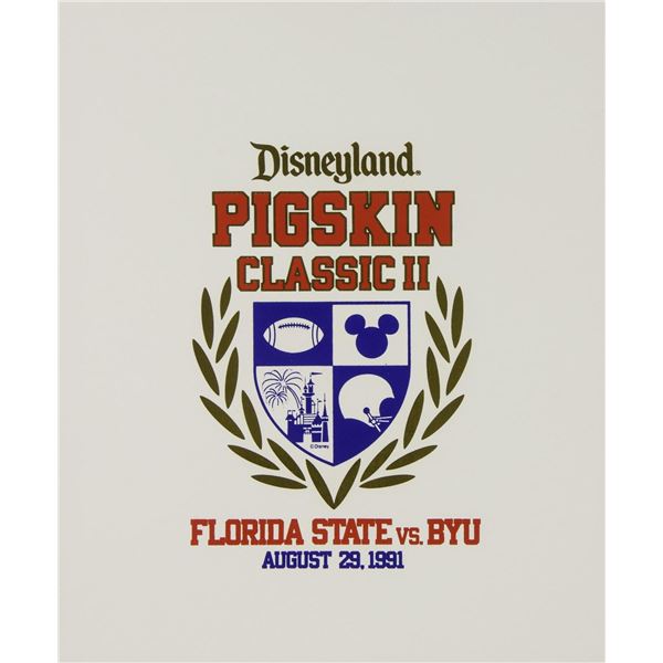 Disneyland Pigskin Classic II - Florida State vs. BYU Poster.