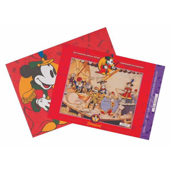 A Disneyana Special Edition Commemorative Passport.