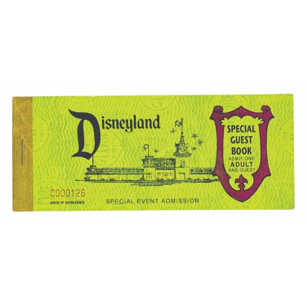 Fred Segal 50th Anniversary Event Retro Ticket Booklet.