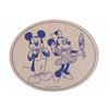 Image 2 : A Pair of Mickey and Minnie Fabric Stickers.