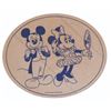 Image 3 : A Pair of Mickey and Minnie Fabric Stickers.