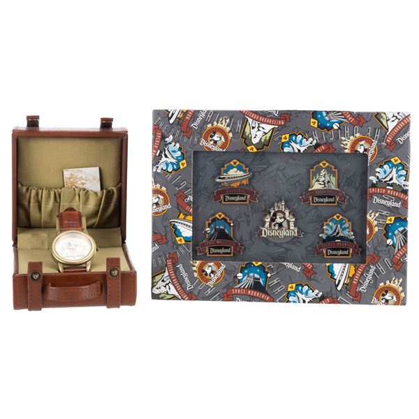 A Disneyland The Original Watch and Pin Set.