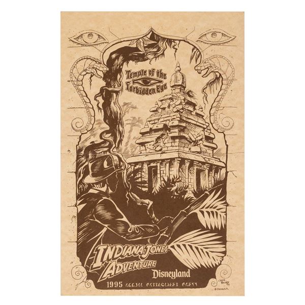 An Indiana Jones Alphabet of Mara Decoder Flyer.