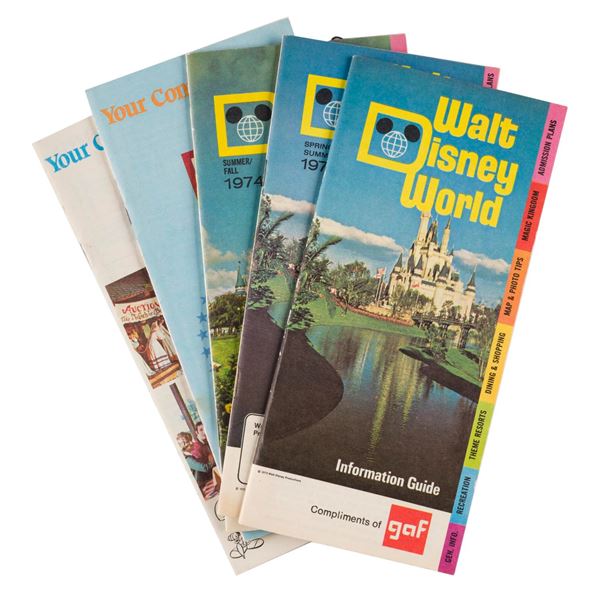 A Walt Disney World Information Guide Collection.