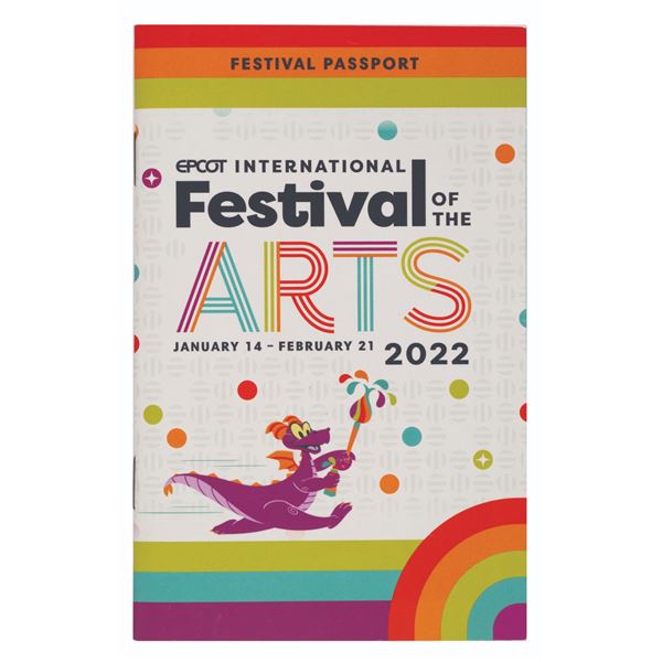 An Epcot International Festival of the Arts Passport.