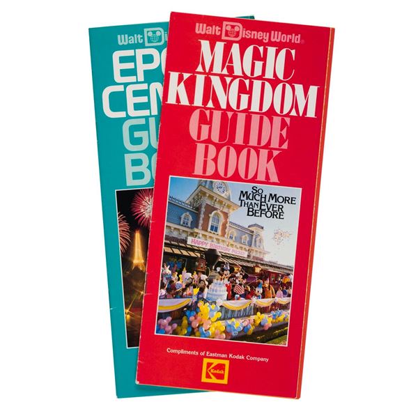 A Pair of Kodak Walt Disney World Guidebooks.
