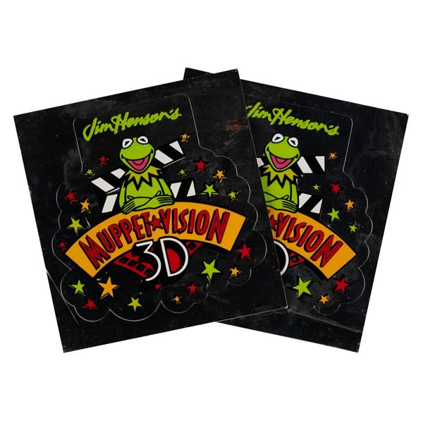 A Pair of Jim Henson's Muppet-Vision 3-D Stickers.