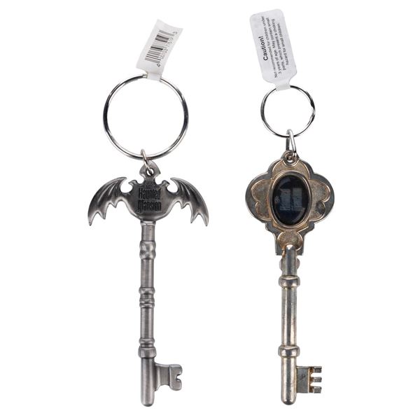 A Pair of Haunted Mansion Key Keychains.