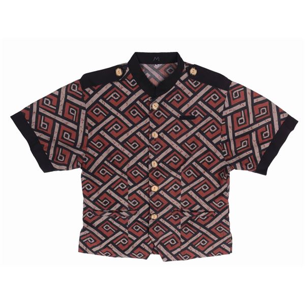 A Disney's Animal Kingdom Pizzafari Cast Member Shirt.