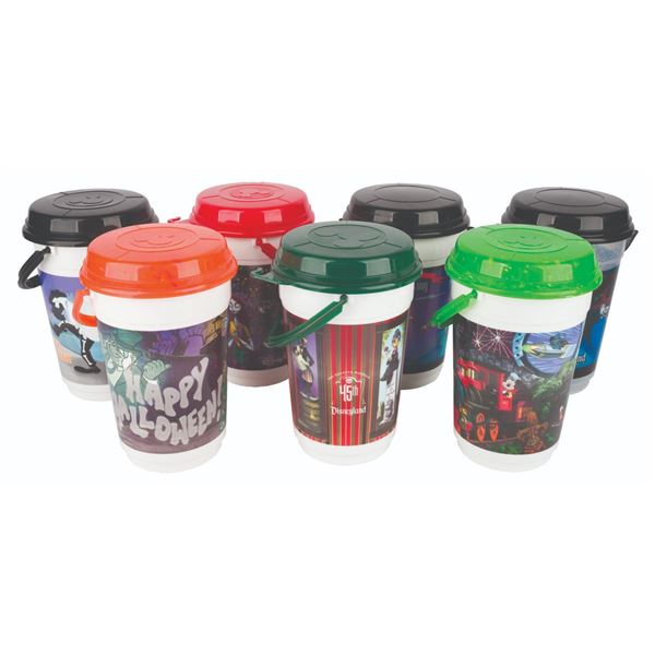 A Haunted Mansion Popcorn Bucket Collection.
