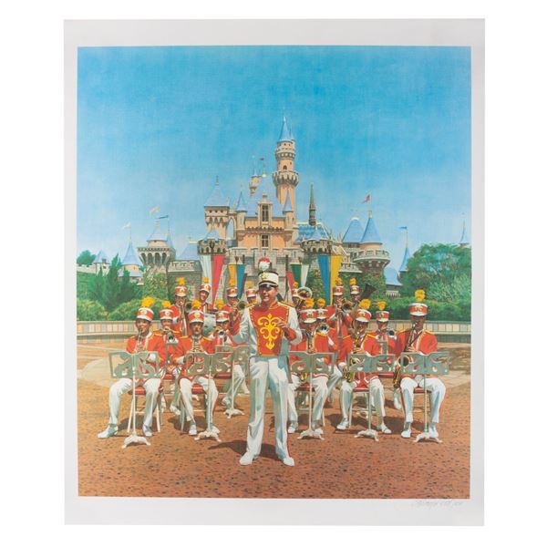 A Charles Boyer Disneyland Band Lithograph.
