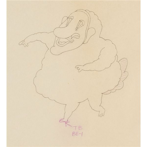 A  Yellow Submarine  Jeremy Production Drawing.