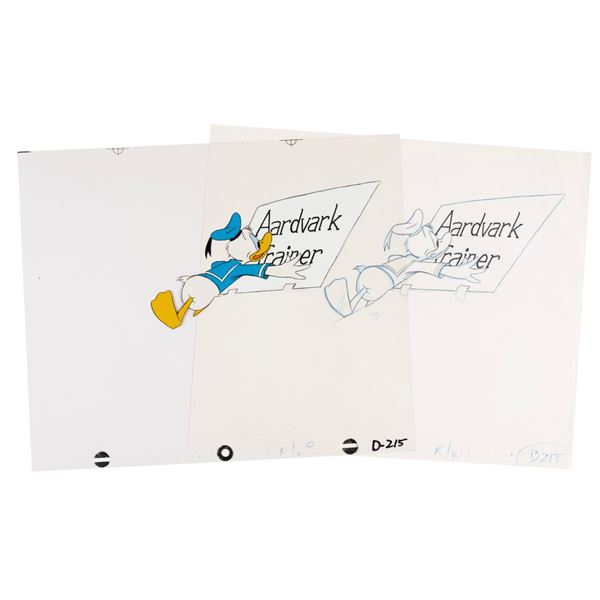 A Donald Duck Production Cel.