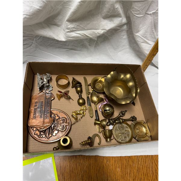 Brass and other decor