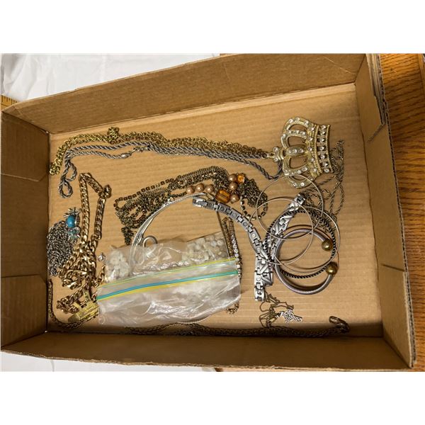 Assorted costume jewelry