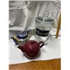 Image 1 : Teapot, and  biscotti lidded jar