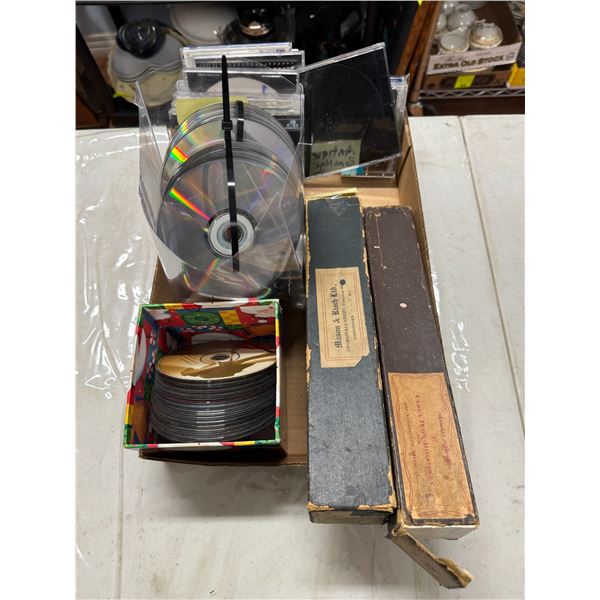 CDs and play piano rolls