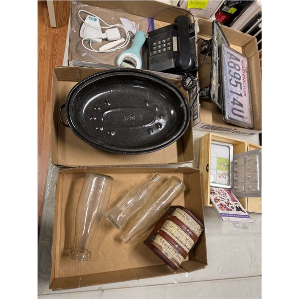 miscellaneous lot, vintage bottles, and