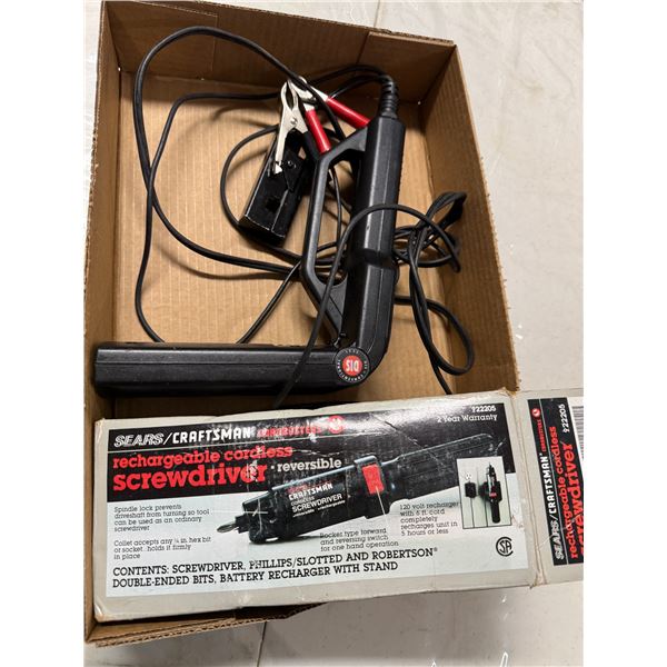 Timing,light and rechargeable screwdriver