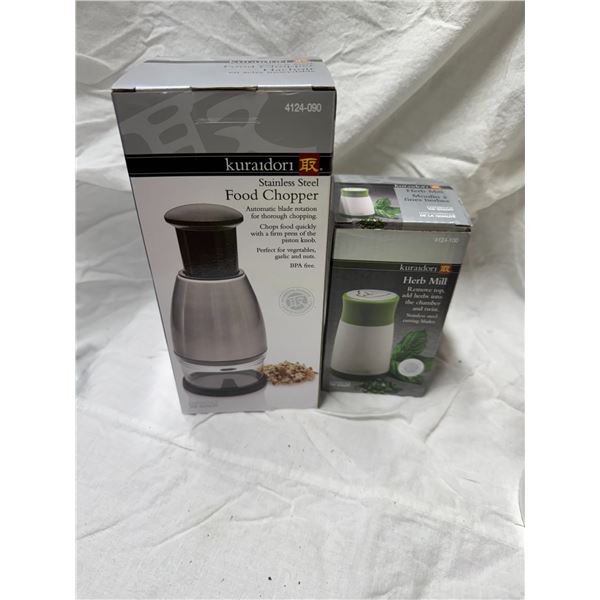 Food chopper and Herb Mill