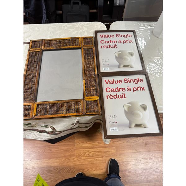 Two frames and mirror