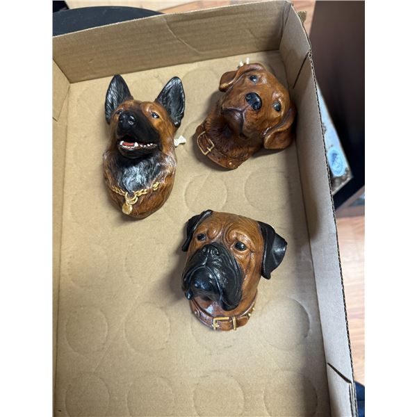 Dog decor heads
