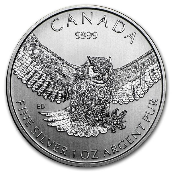 1-OZ 2015 BIRDS OF PREY REVERSE PROOF SERIES