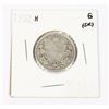 Image 1 : 1902 CANADIAN SILVER QUARTER 92.5% SILVER