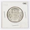 Image 1 : 1941 WAR YEAR CANADIAN SILVER HALF DOLLAR